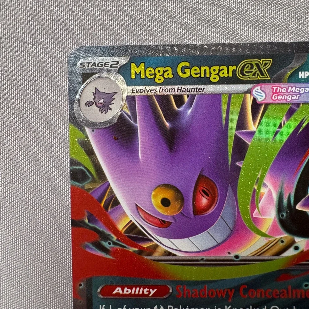 Pokemon Mega Gengar EX 125/217 Cosmic Eclipse Ultra Rare Holo Card